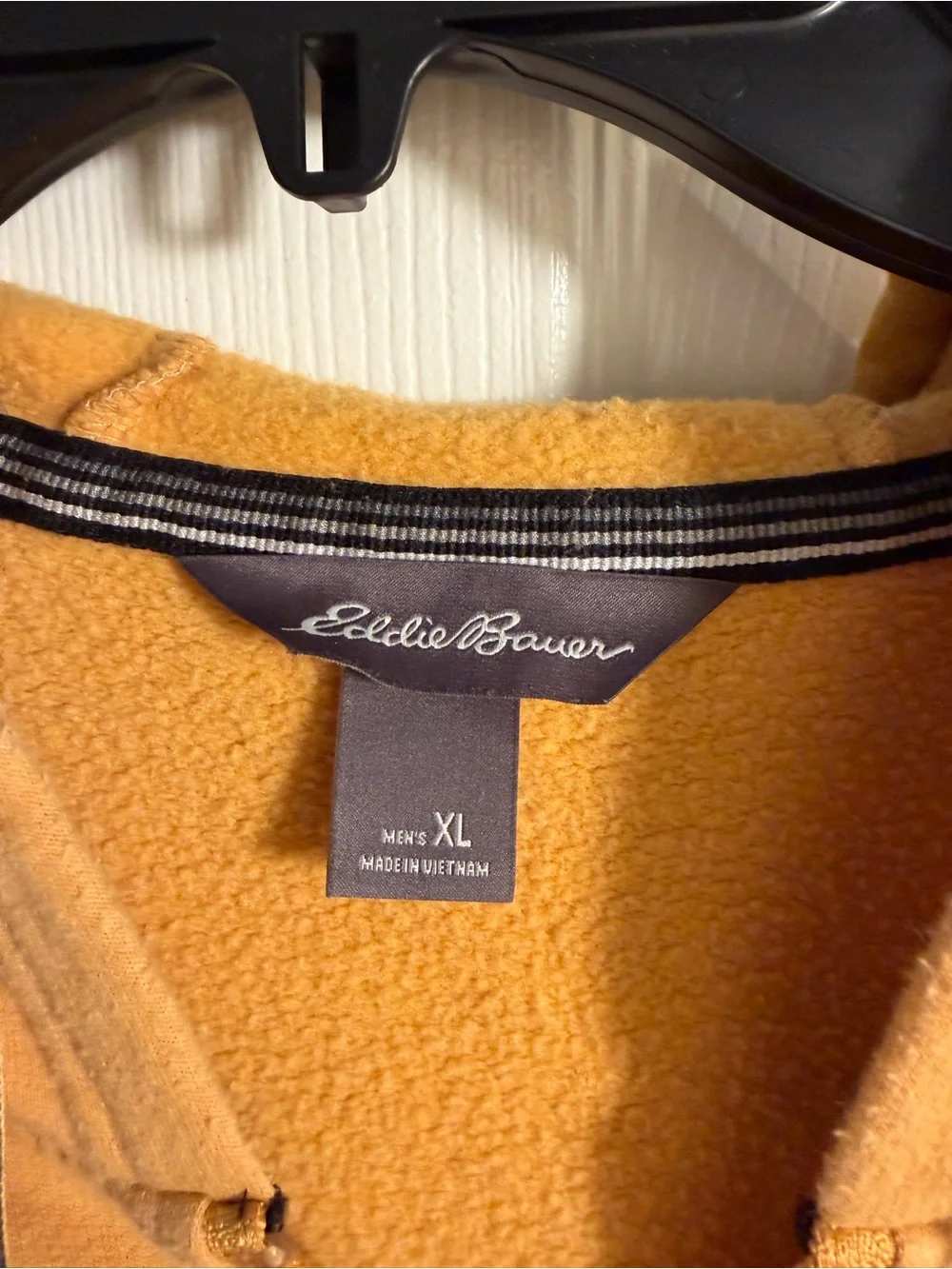 Eddie Bauer Men's Camp Fleece Full Zip Hoodie Sweatshirt Size XL
